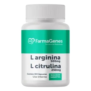 L-ARGININA 500MG + L-CITRULINA 250MG 30 DOSES